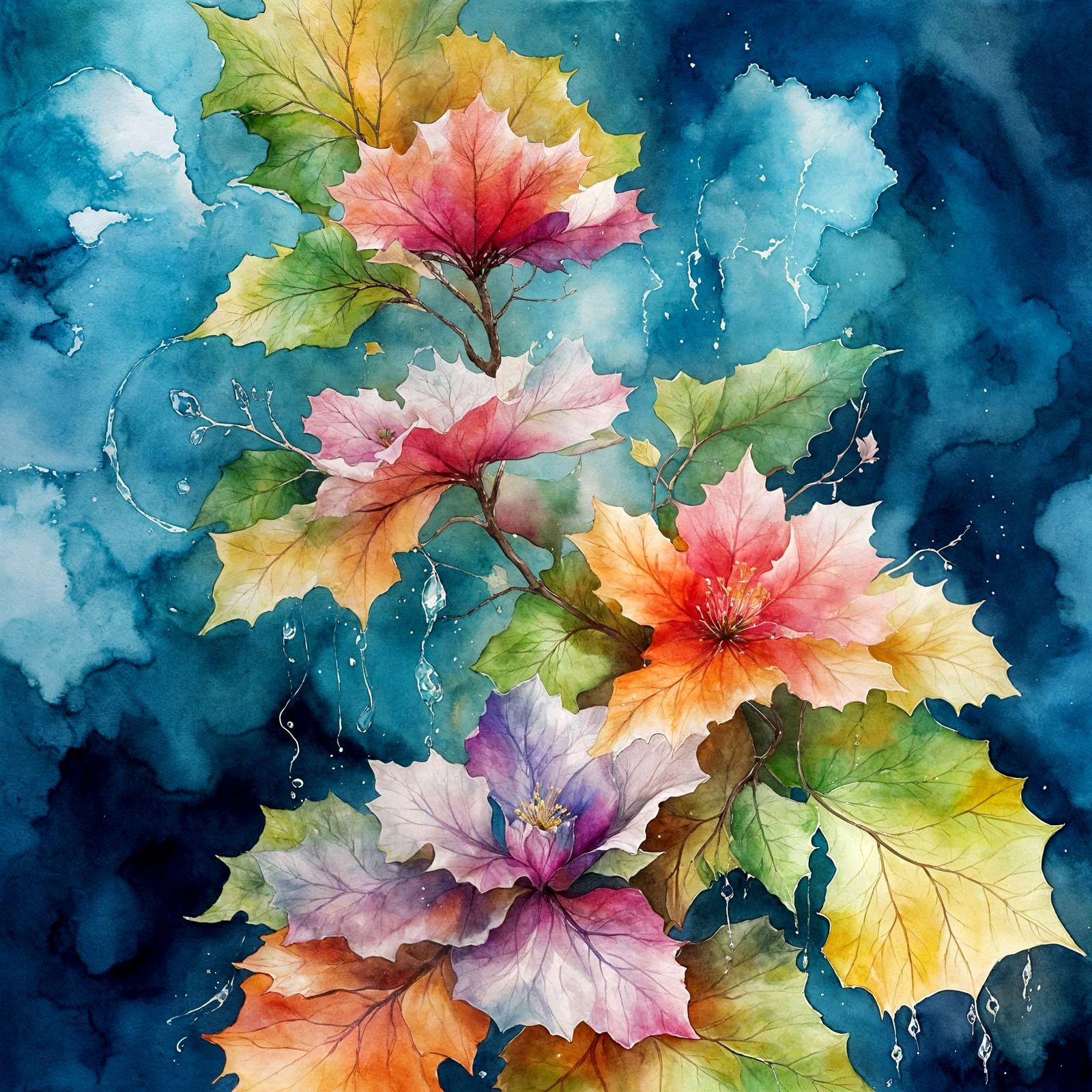 Ethereal Isles Amidst Golden Mist