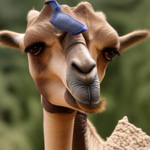 AI-Generated Image of a Camel