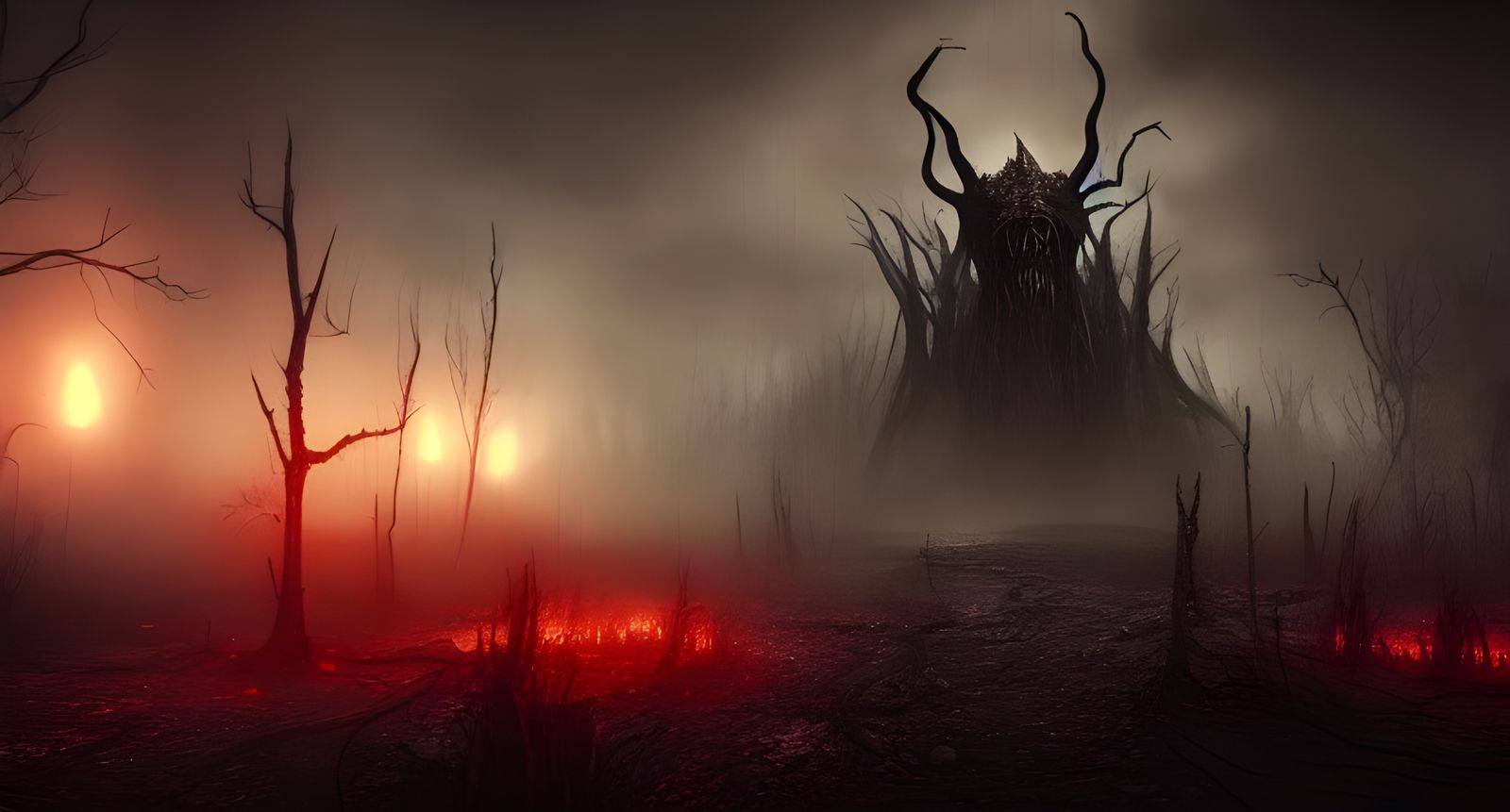 Lovecraftian Elder God in a Post-Apocalyptic World