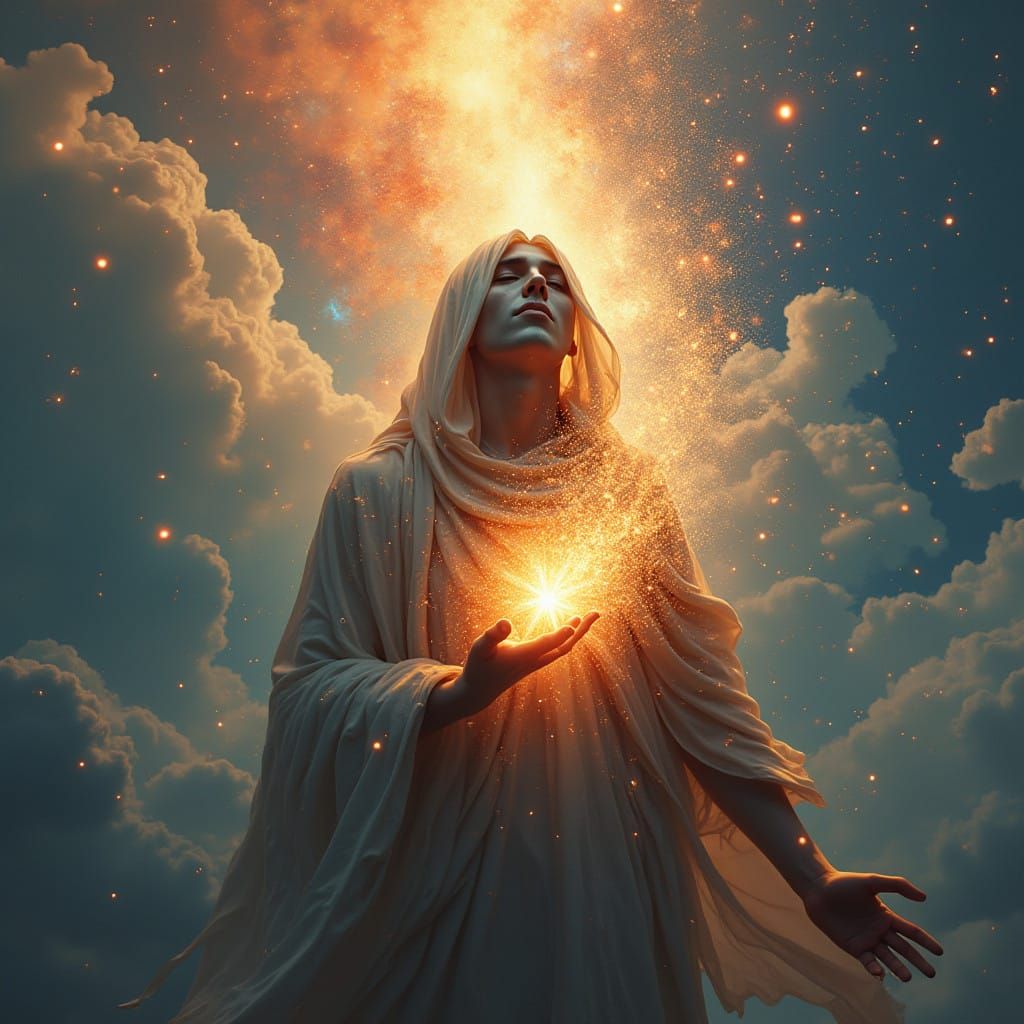 Ethereal Specter Unleashes Heart in Heavenly Chaos