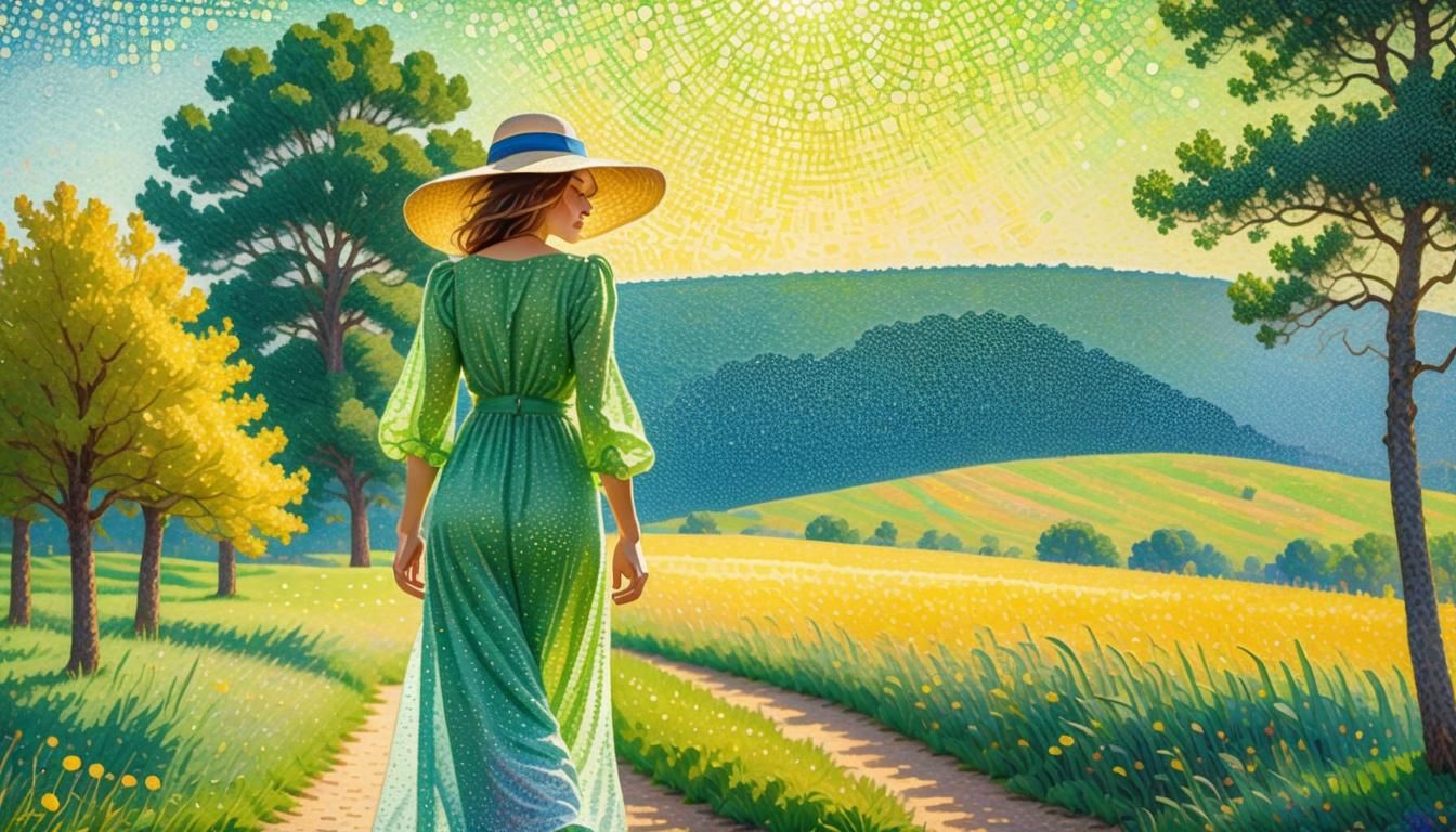 Pointillism Landscape