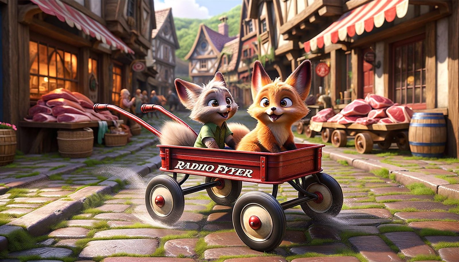 Yep, they made Radio Flyer Wagons everywhere!