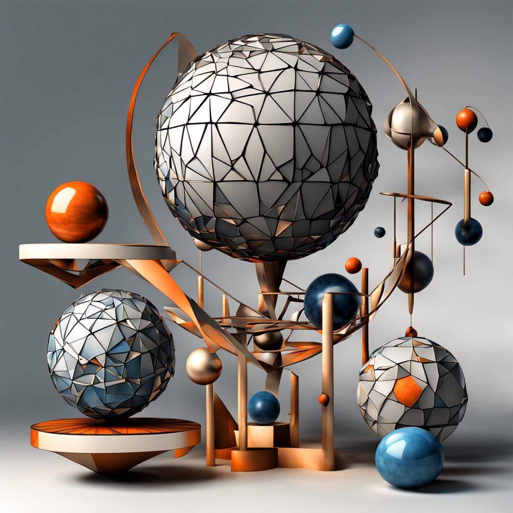 Intricate 3-dimensional Spheroid