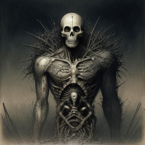 Incredible Crash Dummies: Horror Illustration