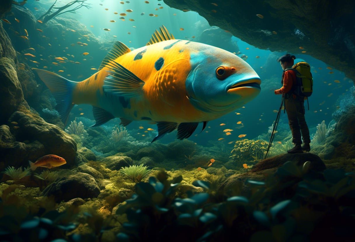 Grunge Comic Warrior in Ruins, Ready for Battle