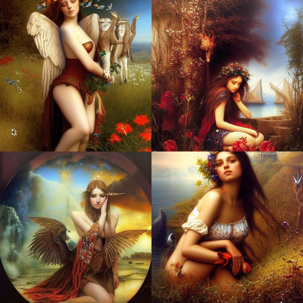 Classical Portrait in Realistic Style