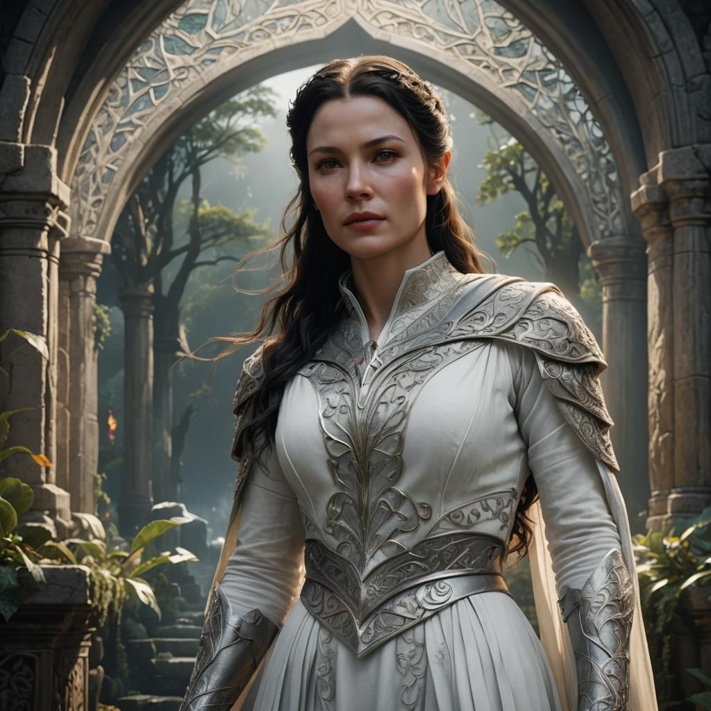 Arwen Undomiel: Detailed Matte Painting in 8K
