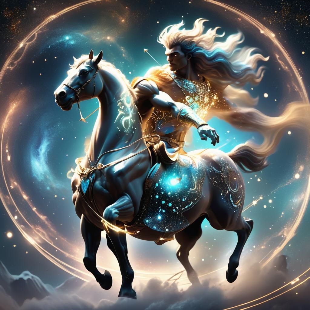 Luminous Centaur Galloping in Galactic Space