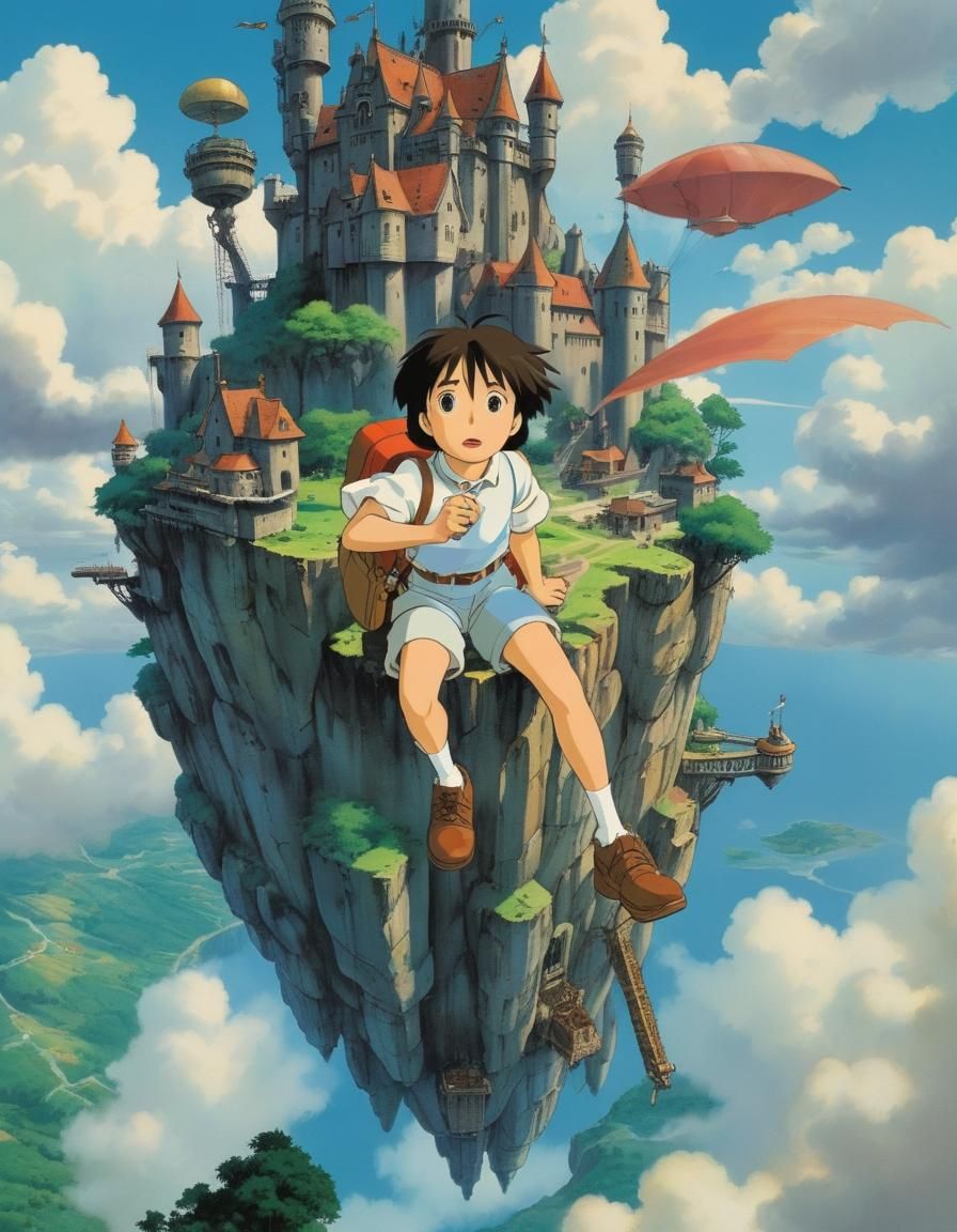 Floating Castle Inspired by Animated Fantasy