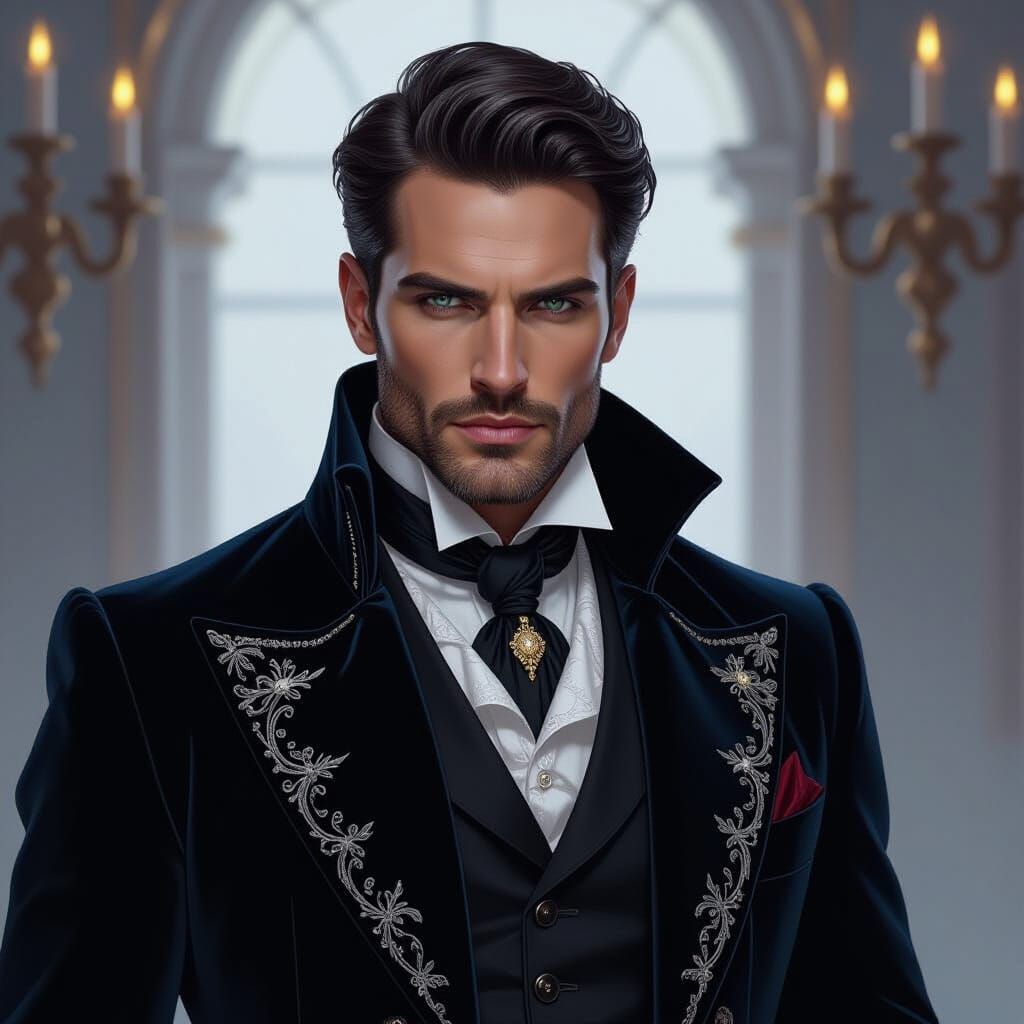 Lucien Virelion: Aristocratic Elegance in Velvet