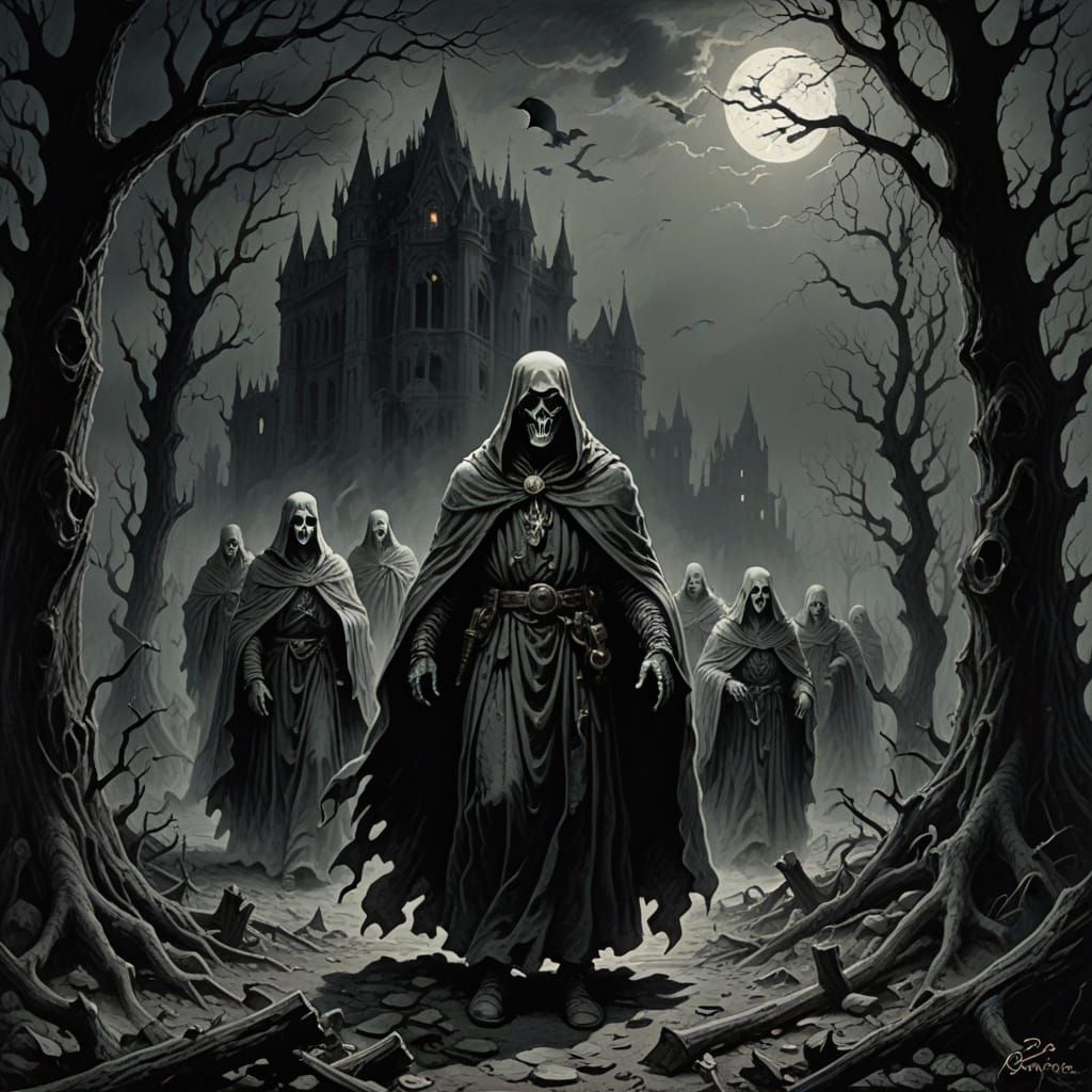 Ethereal Horror in Darkened Realism