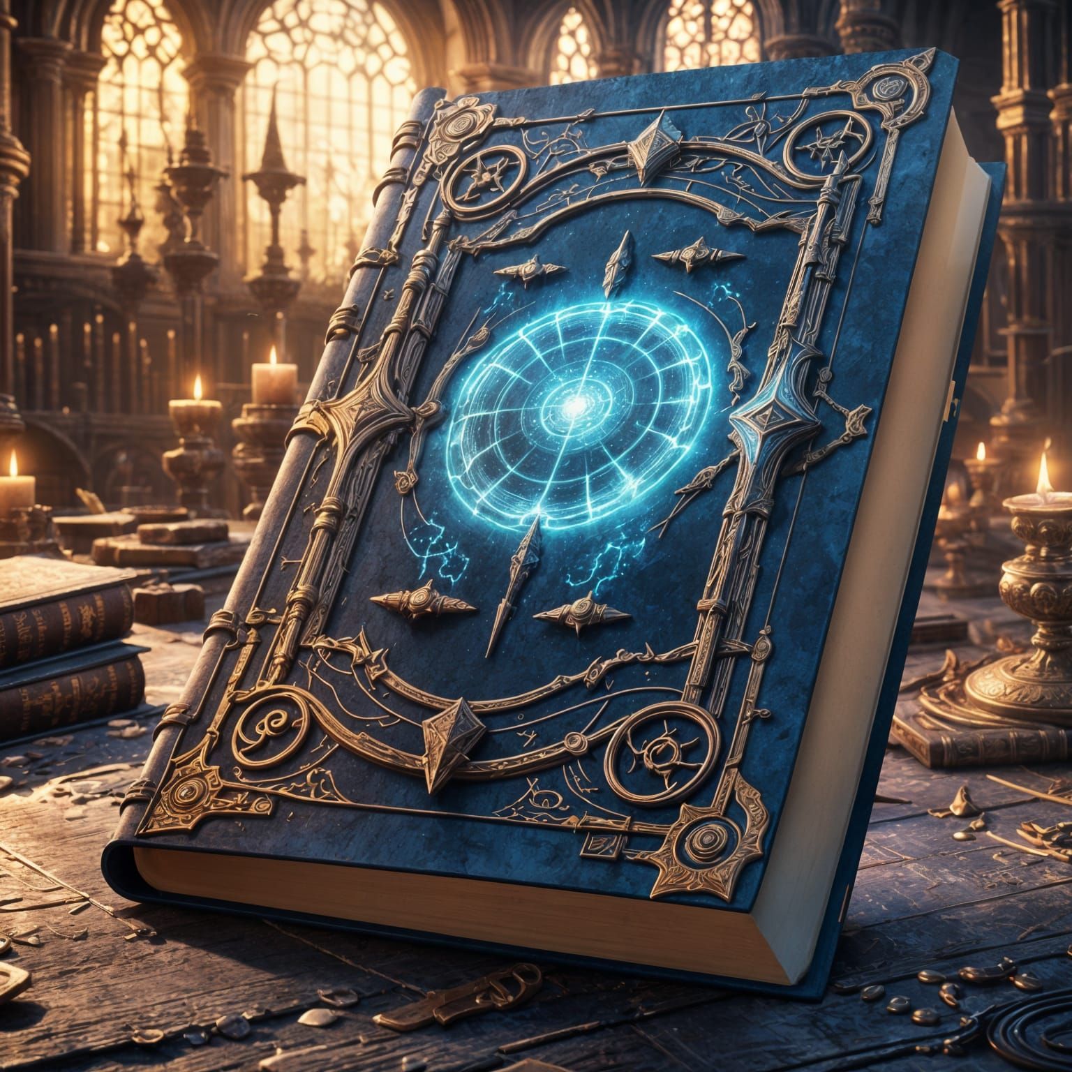 Book of Electro Magic: Detailed Fantasy Art