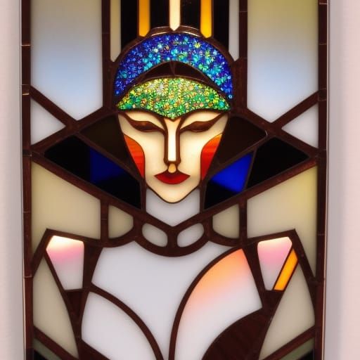 woman in art deco!