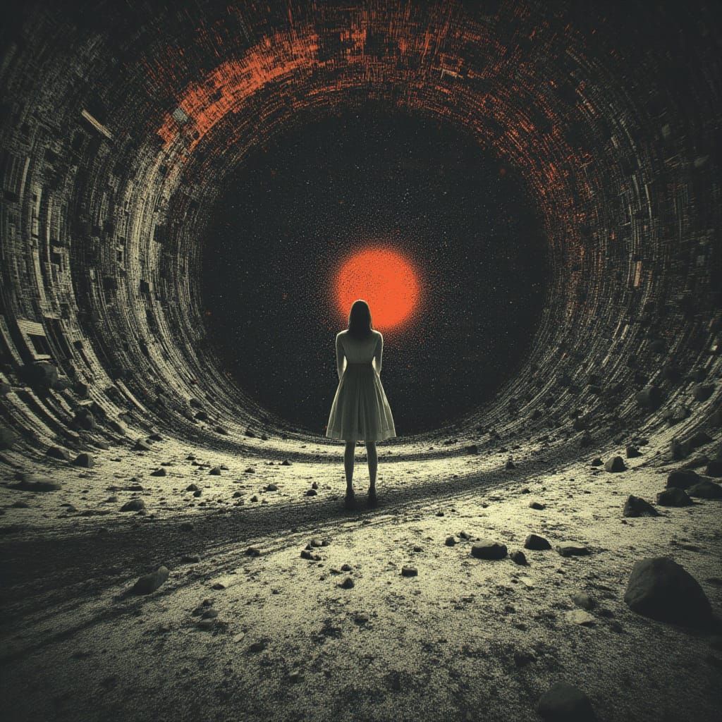 Surreal Dream Architecture in Two-Point Perspective