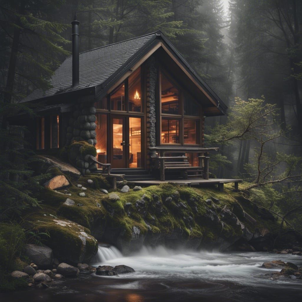 Cozy Cabin Retreat in Misty Woods