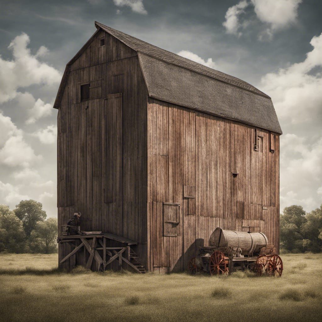 American Granary Exterior in the Modern Age