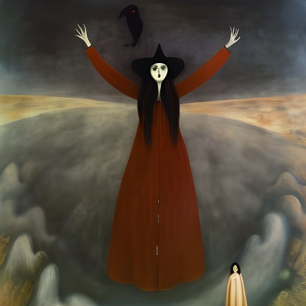 Surrealist Wanderer Above a Sea of Fog