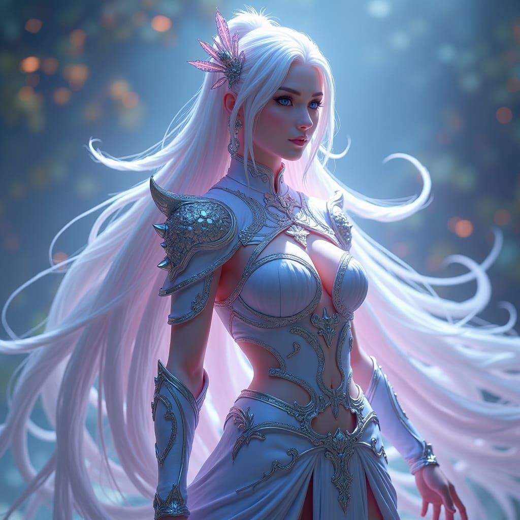 Ethereal Warrior Leader in Iridescent Armor