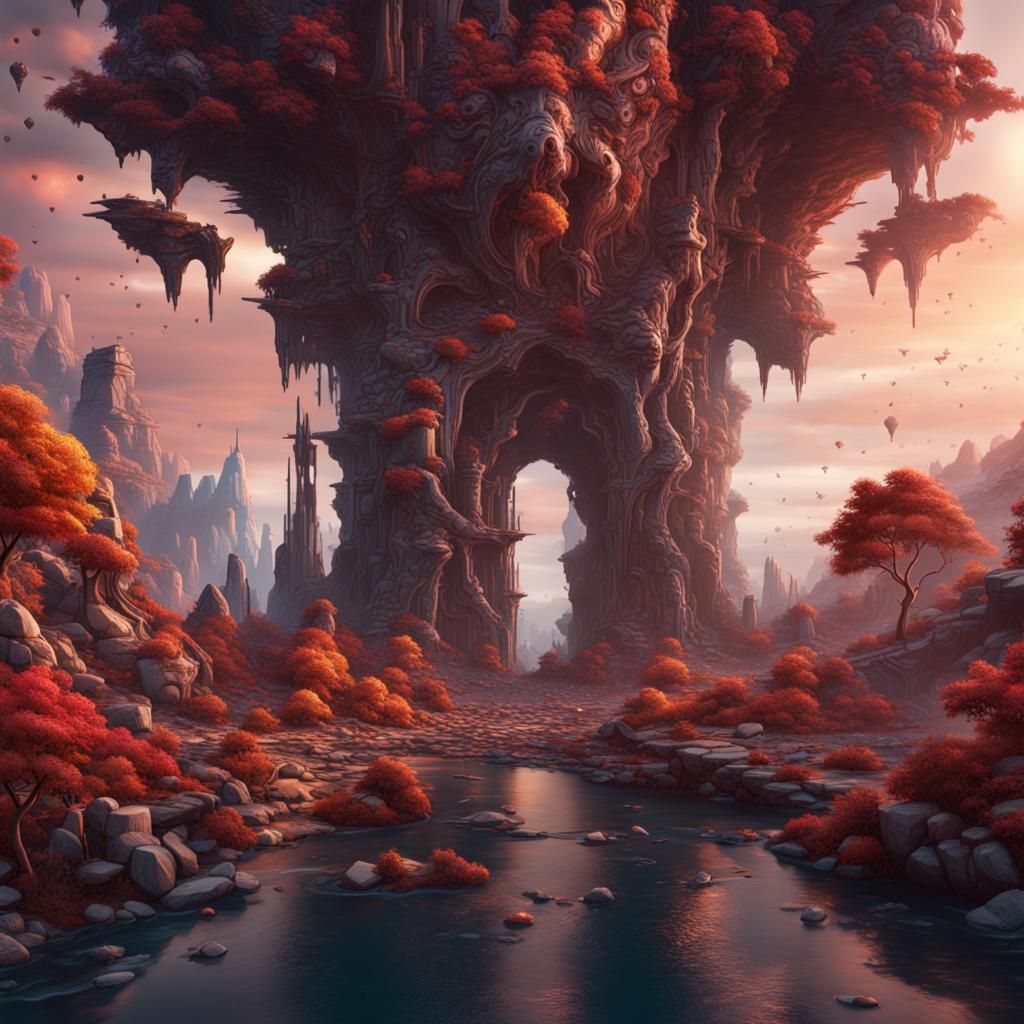 TikTok vs YouTube: Fantasy Concept Art in 8K