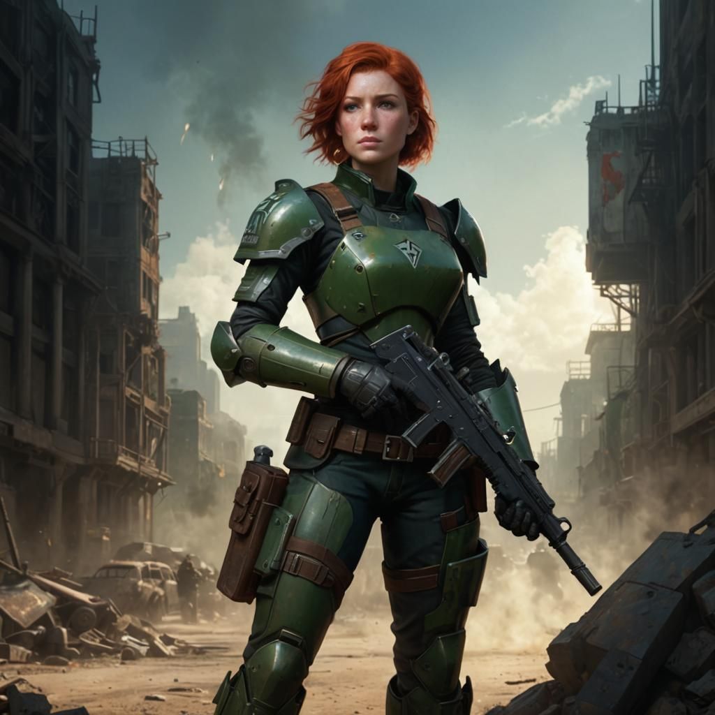 Reilly's Rangers Leader in Detailed Digital Portrait