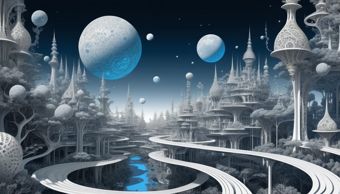 Fairytale World in Style of Richard Dadd