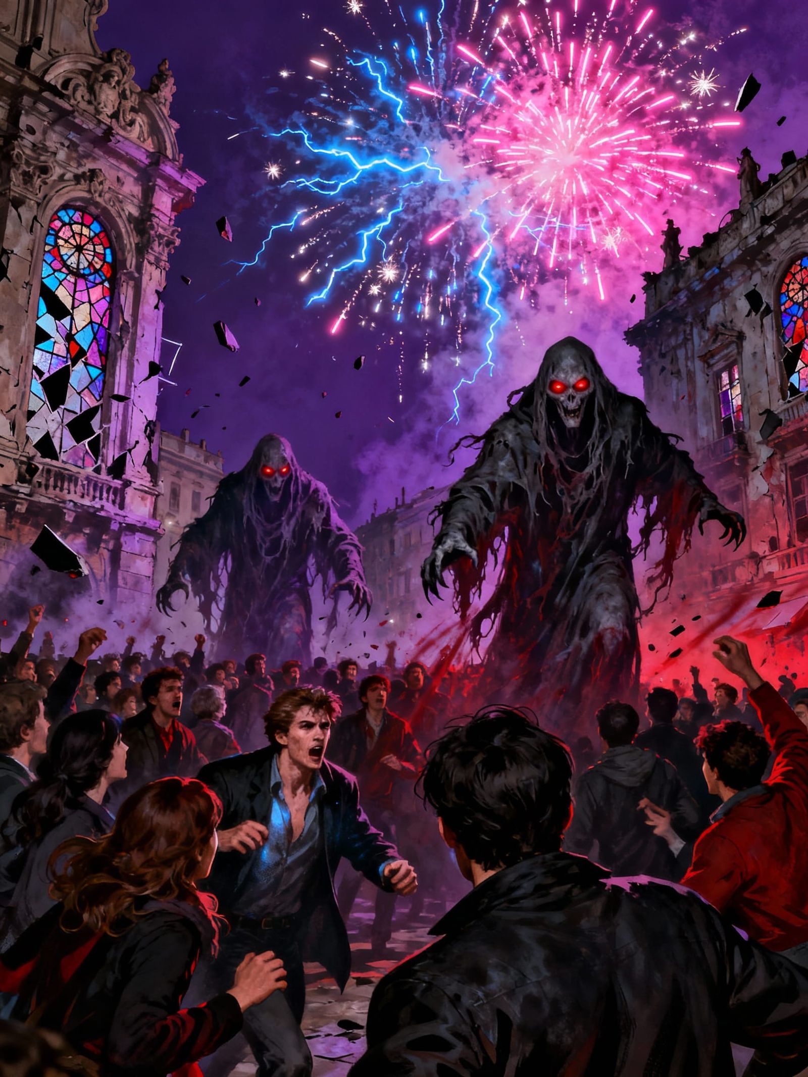 New Year Celebration Under Sinister Ghostly Attack