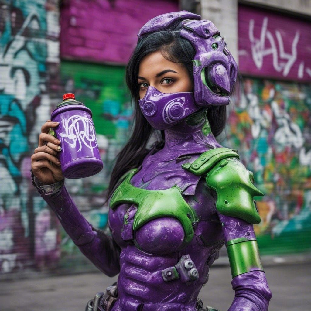 AI Generated Street Punk Image