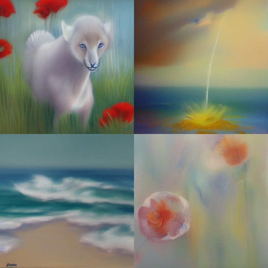 Abstract Fluid Art in Vibrant Colors