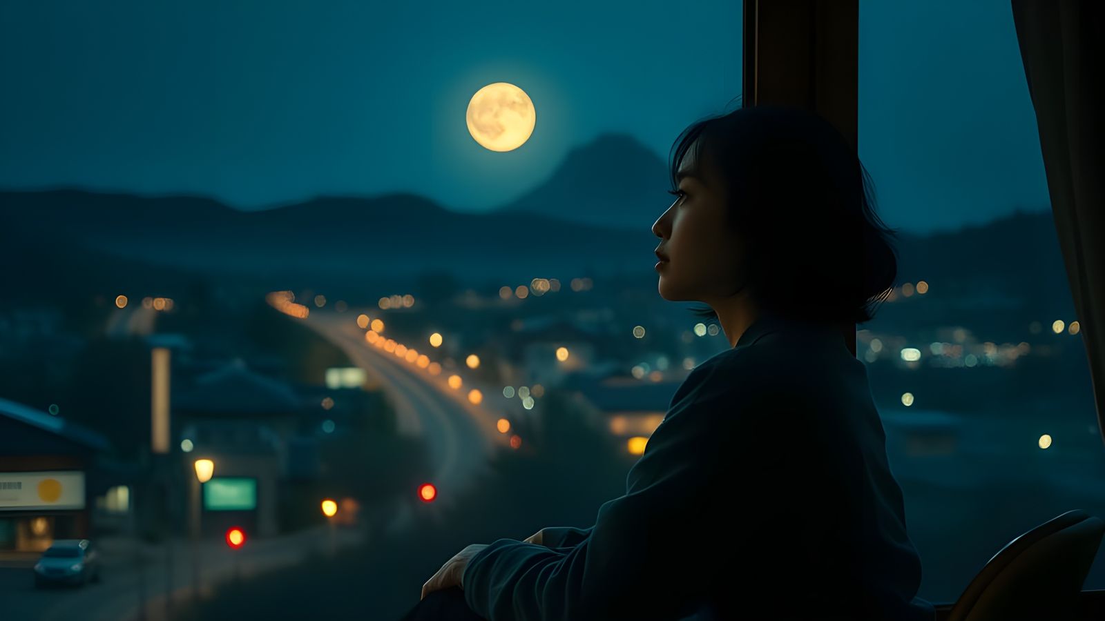 Emotional Music Video Concept with Moon Motif