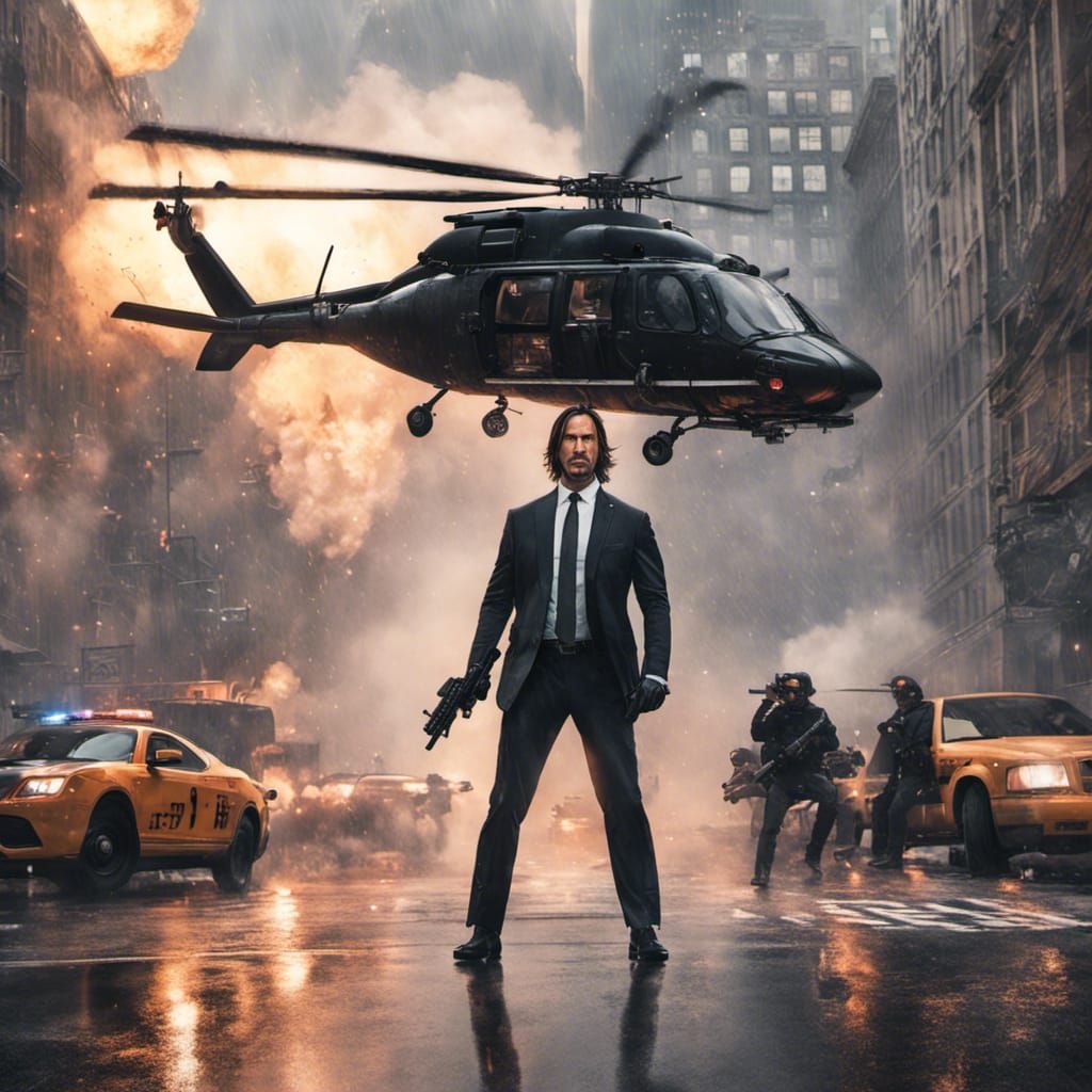 John Wick Agent Surrounded in NYC Downtown