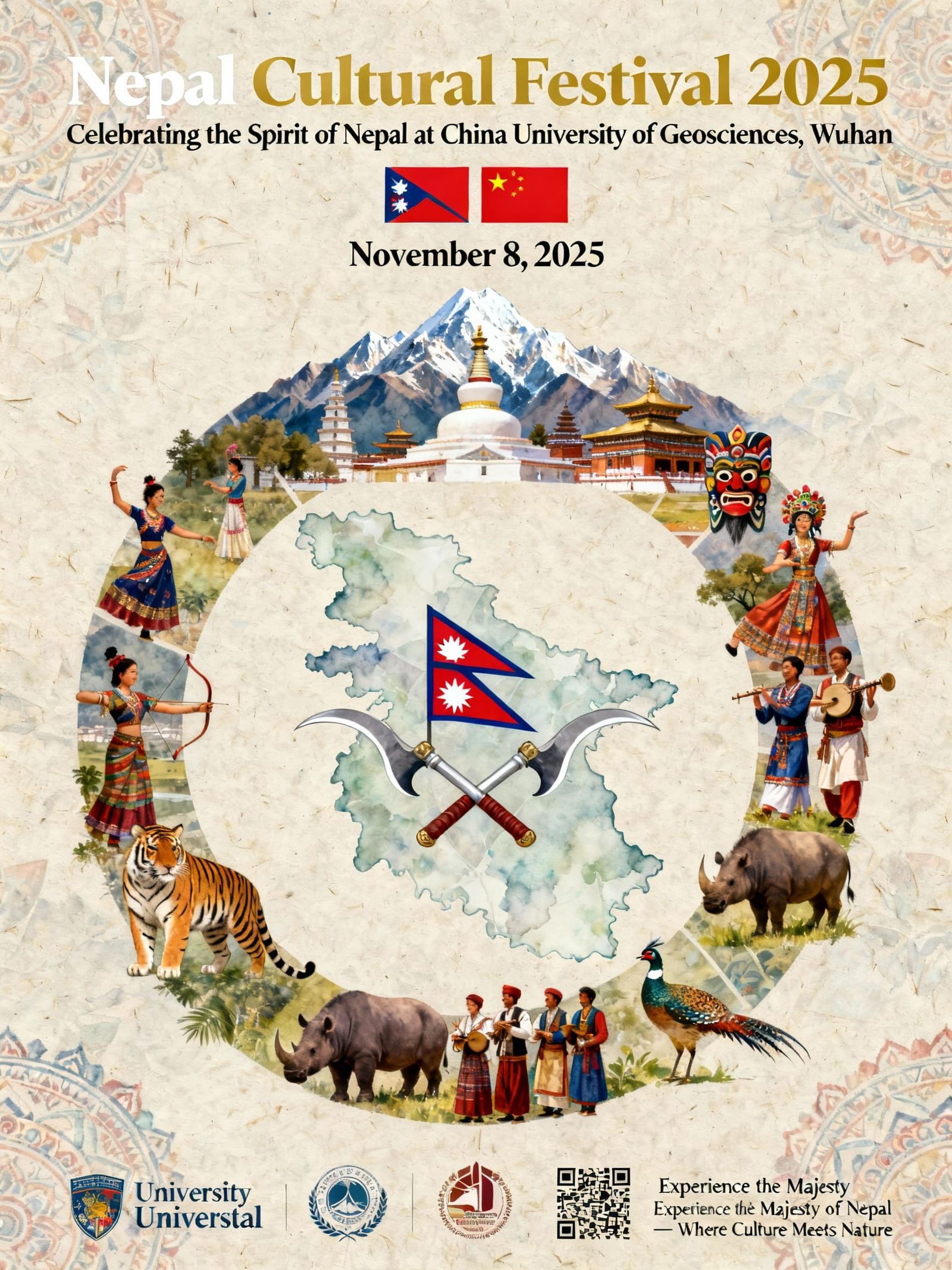 Nepal Cultural Festival 2025 Poster Design