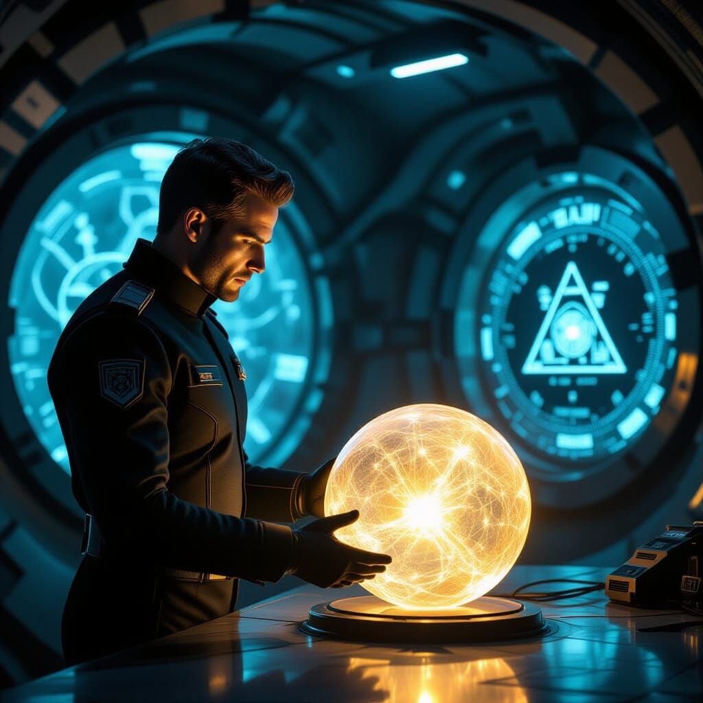 Agent Kepler and the Glowing Orb: Sci-Fi Mystery