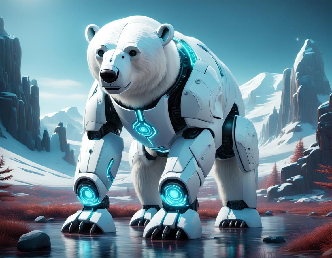 Robot polar bear