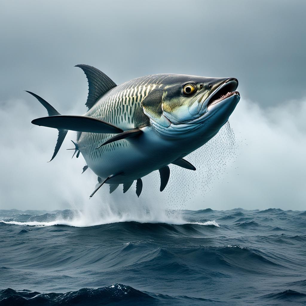 Giant Flying Fish Terrorize Indian Ocean Island