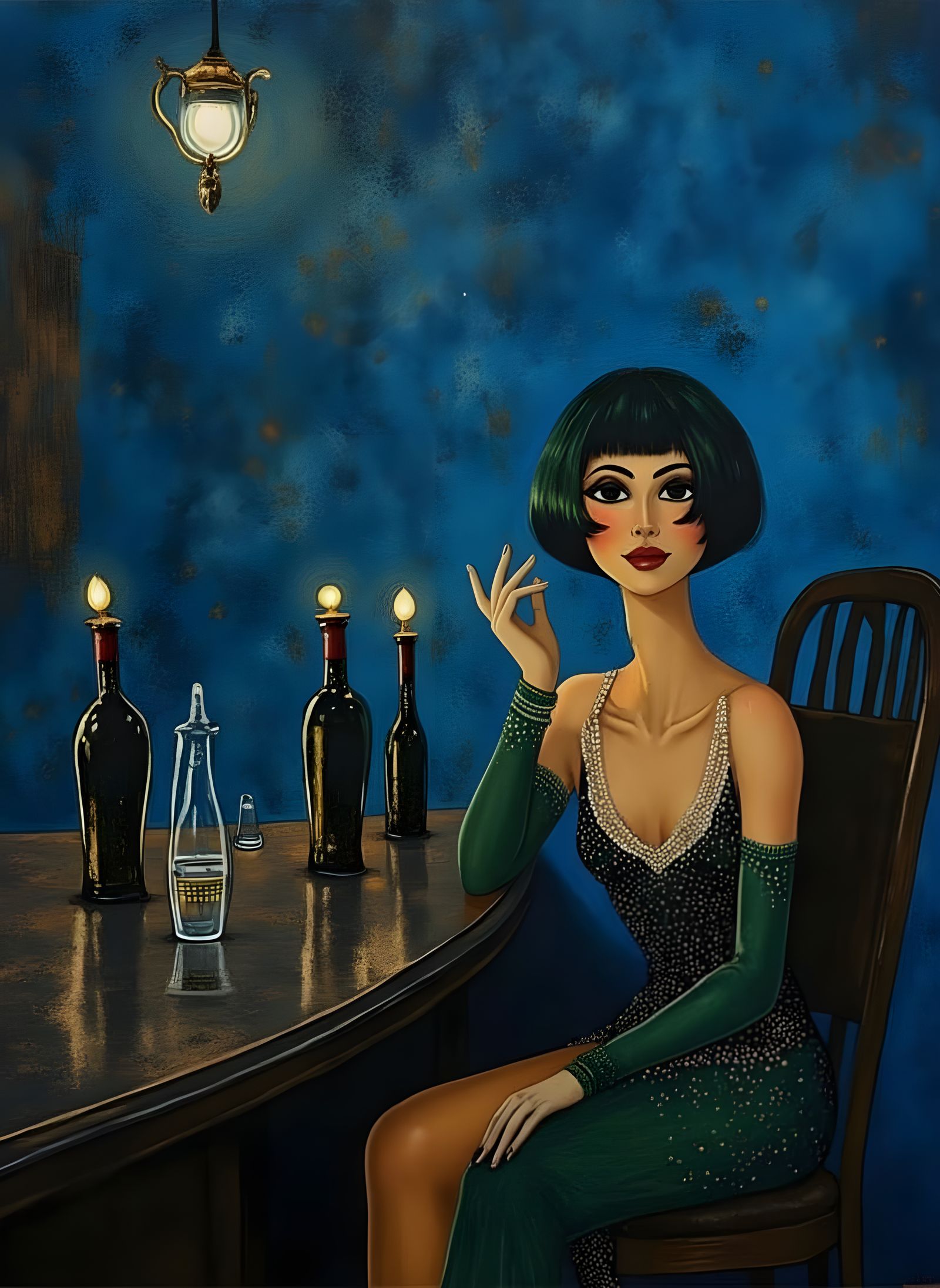 When you catch her eye.