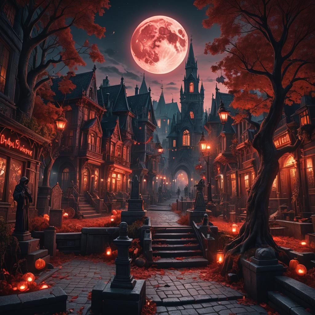 Midnight Dancer in Red Light District: Detailed Matte Painti...