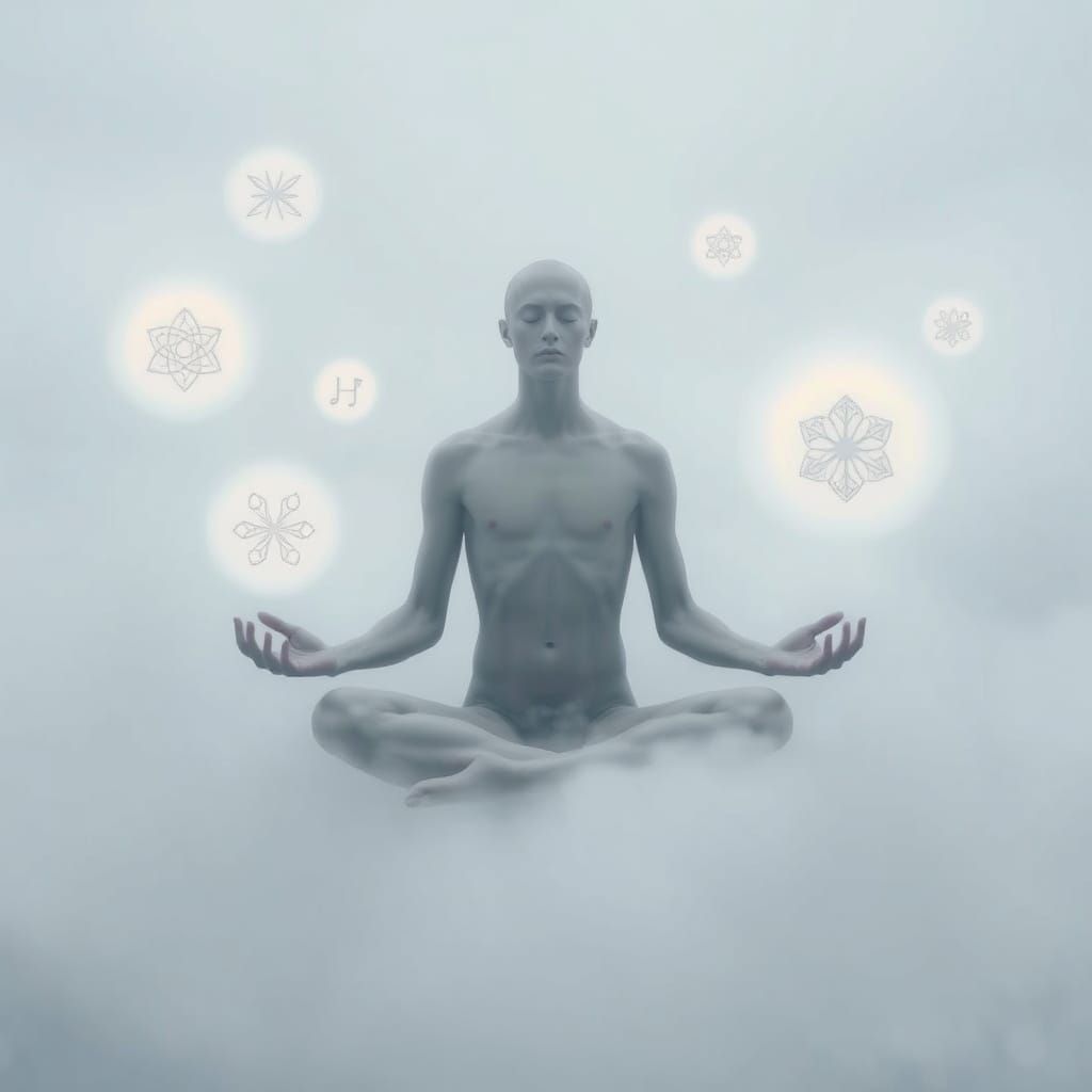 Ethereal Being in Meditative Harmony