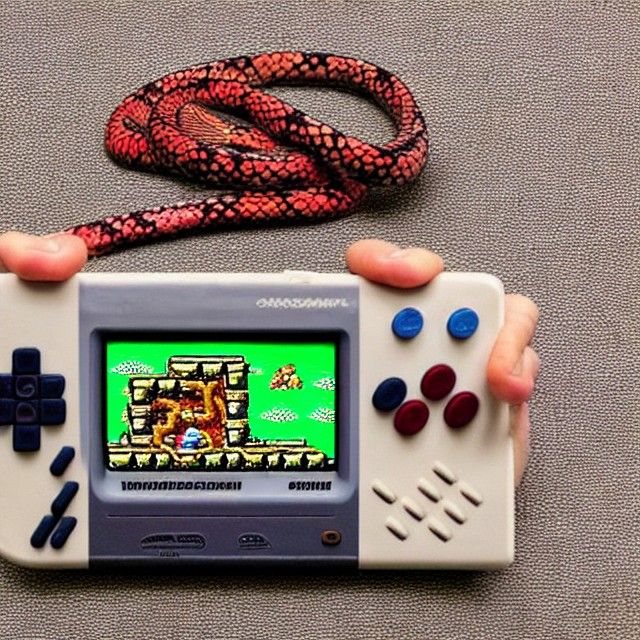 Snakeskin Game Boy Plays Mario Kart