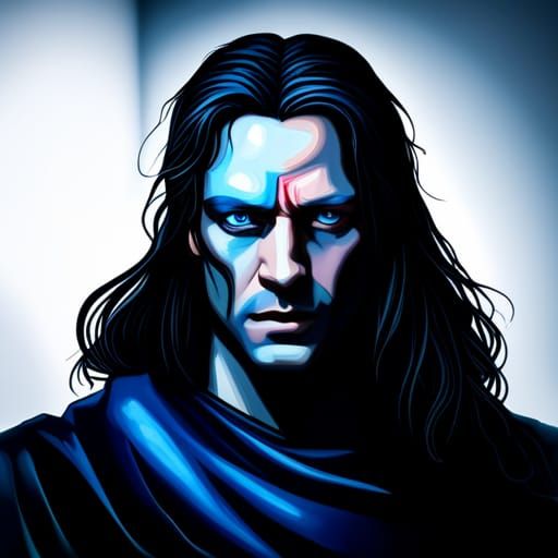 Morpheus, God of Dreams: Hyperrealistic Portrait