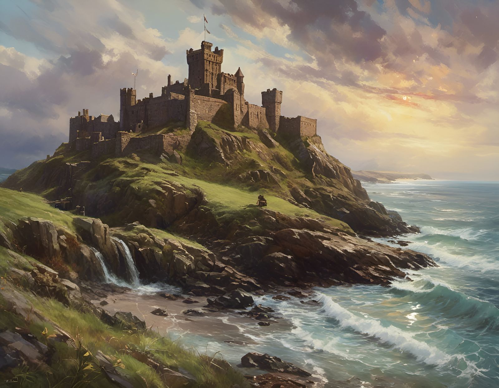 Bamburgh Castle Evokes Unique Artistic Style