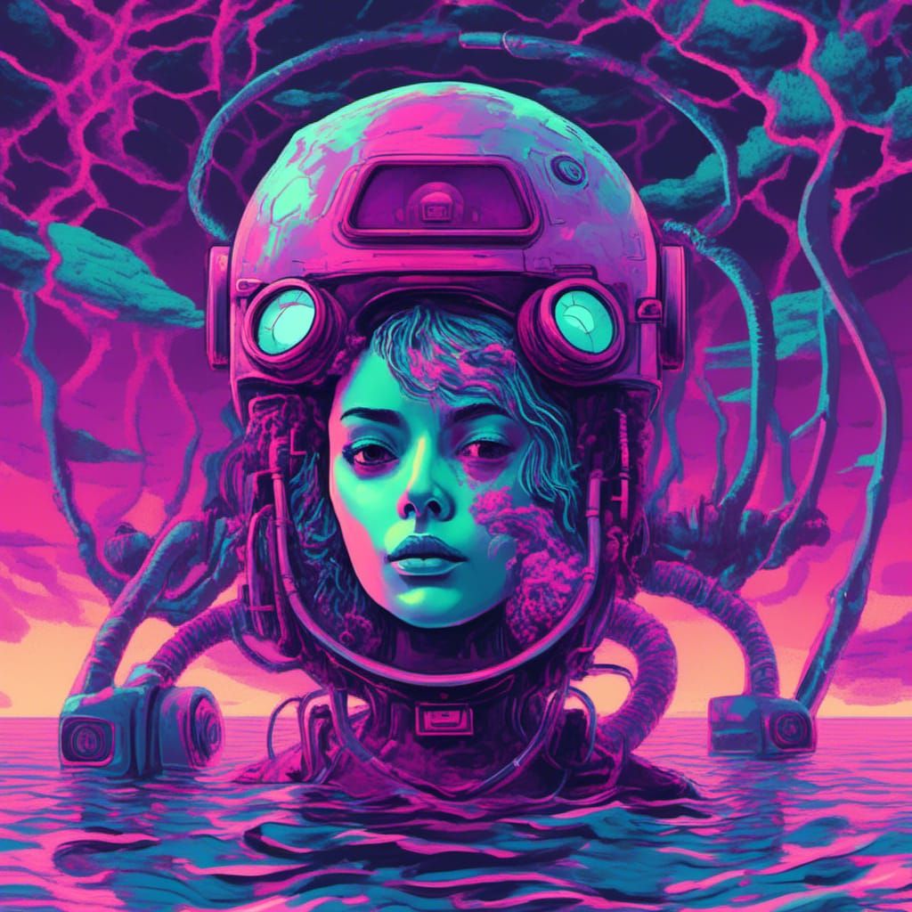 Vaporwave Quantum Hivemind: Submechanophobia Equilibrium