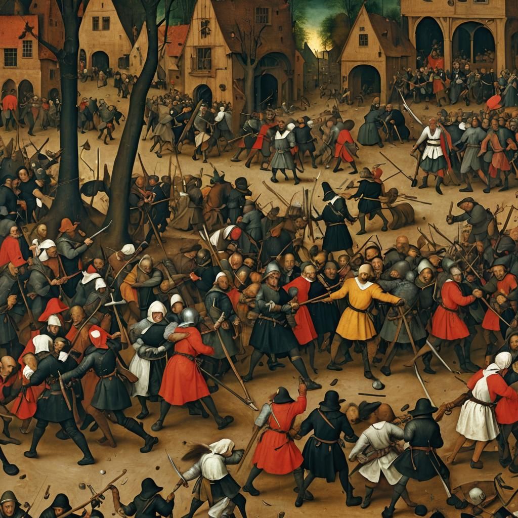 Triumph of Death: Medieval Art Reimagined