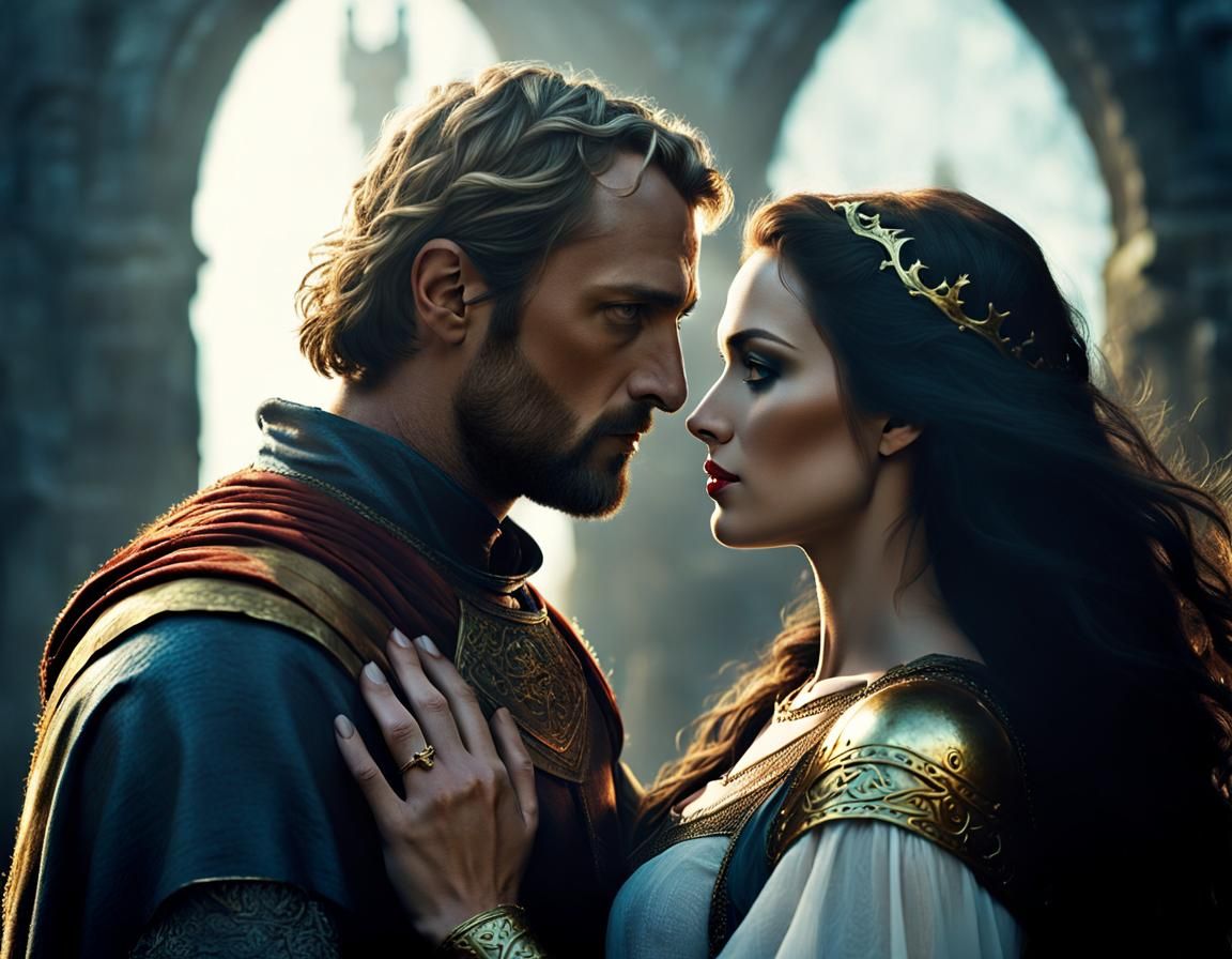 King Arthur and Guinevere