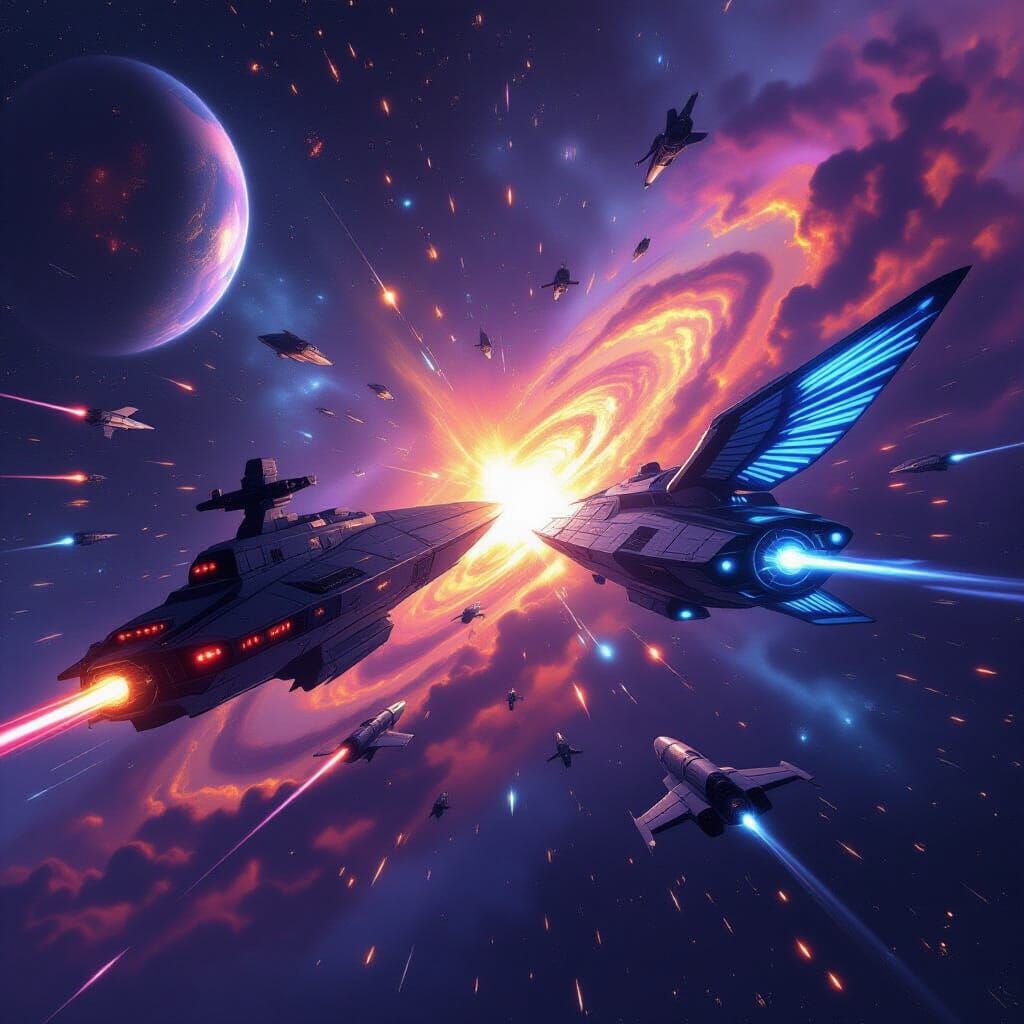 Epic Space Battle in a Galaxy Far Away