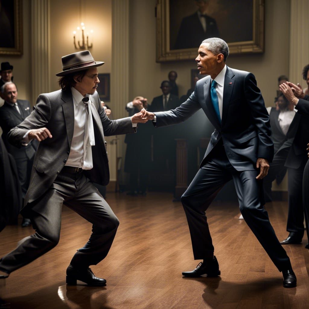 Hyperrealistic Dance Battle: Actor vs. President