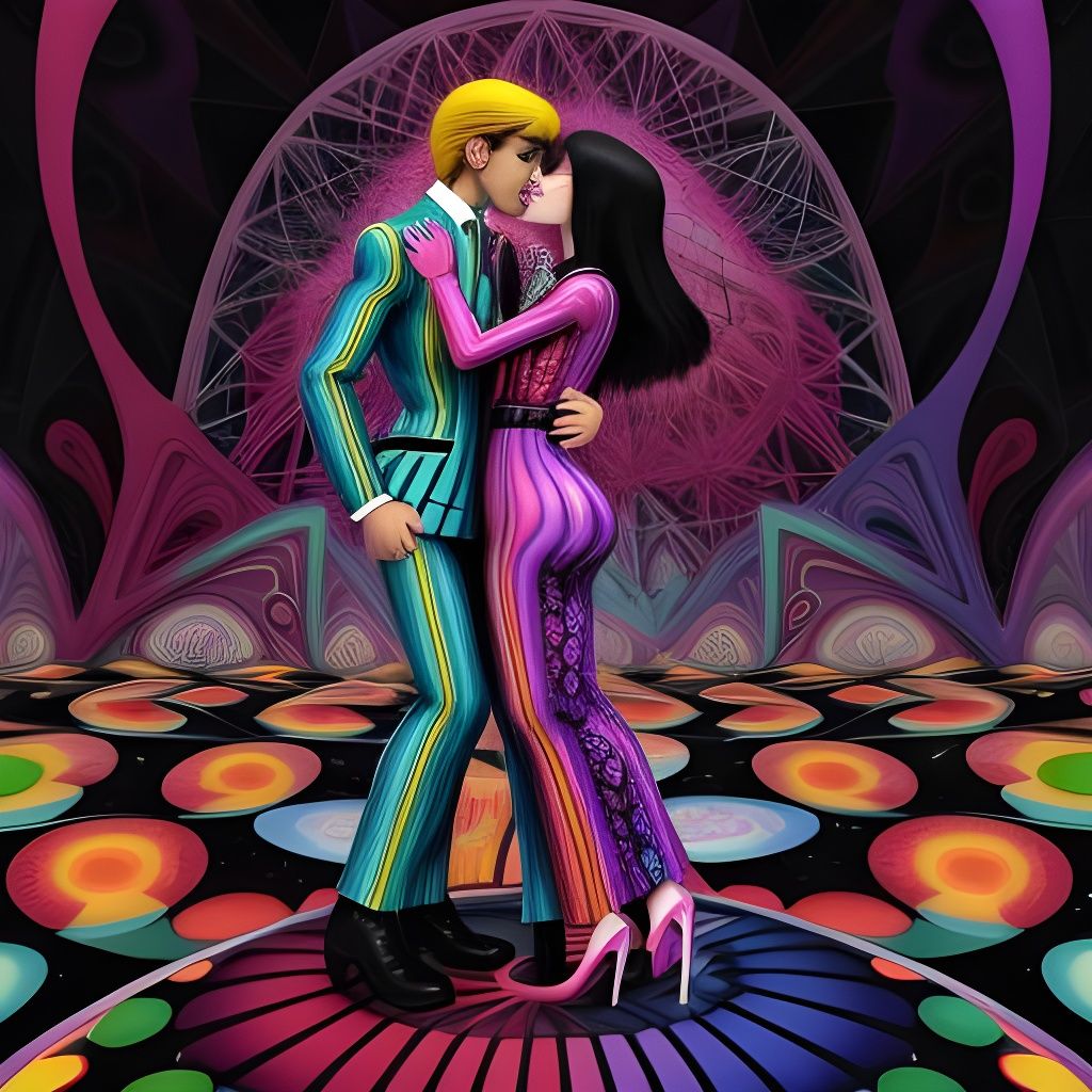 Psychedelic Tango: Dancing Skeletons in Paris