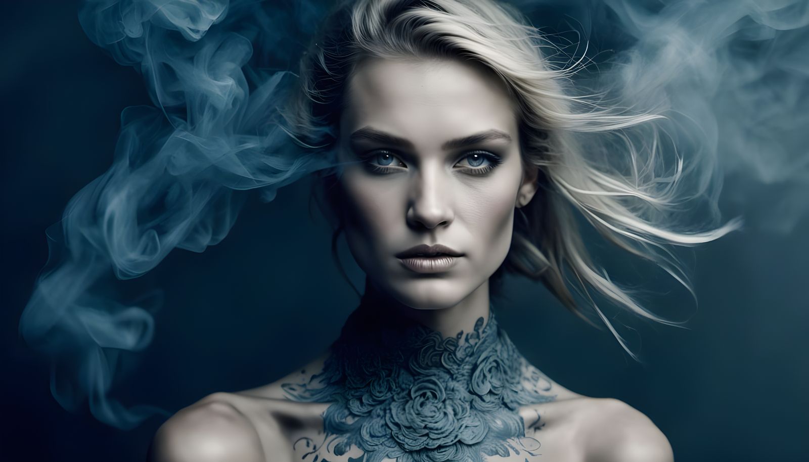 Viking Goddess with Flirtatious Smile