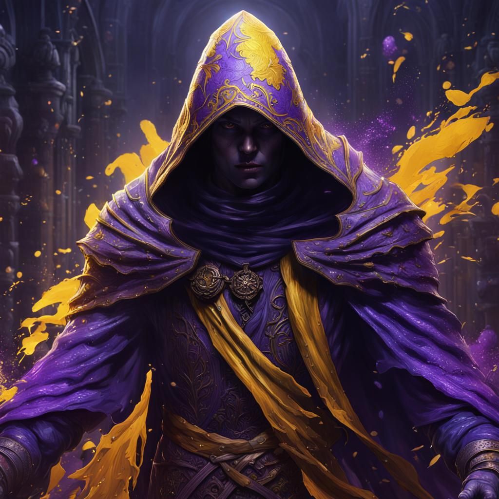 Hooded Figure in Dark Fantasy Style