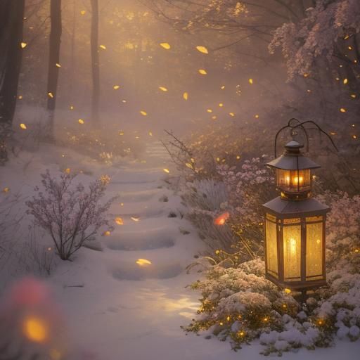 Magical Forest Festival: A Vibrant Digital Painting