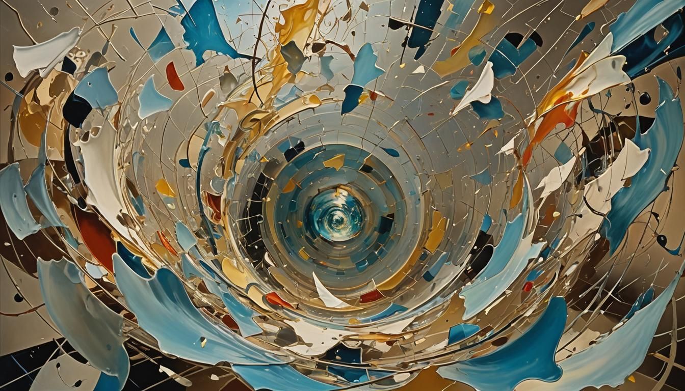 Chaotic Vortex of Sound Waves in Surreal Style